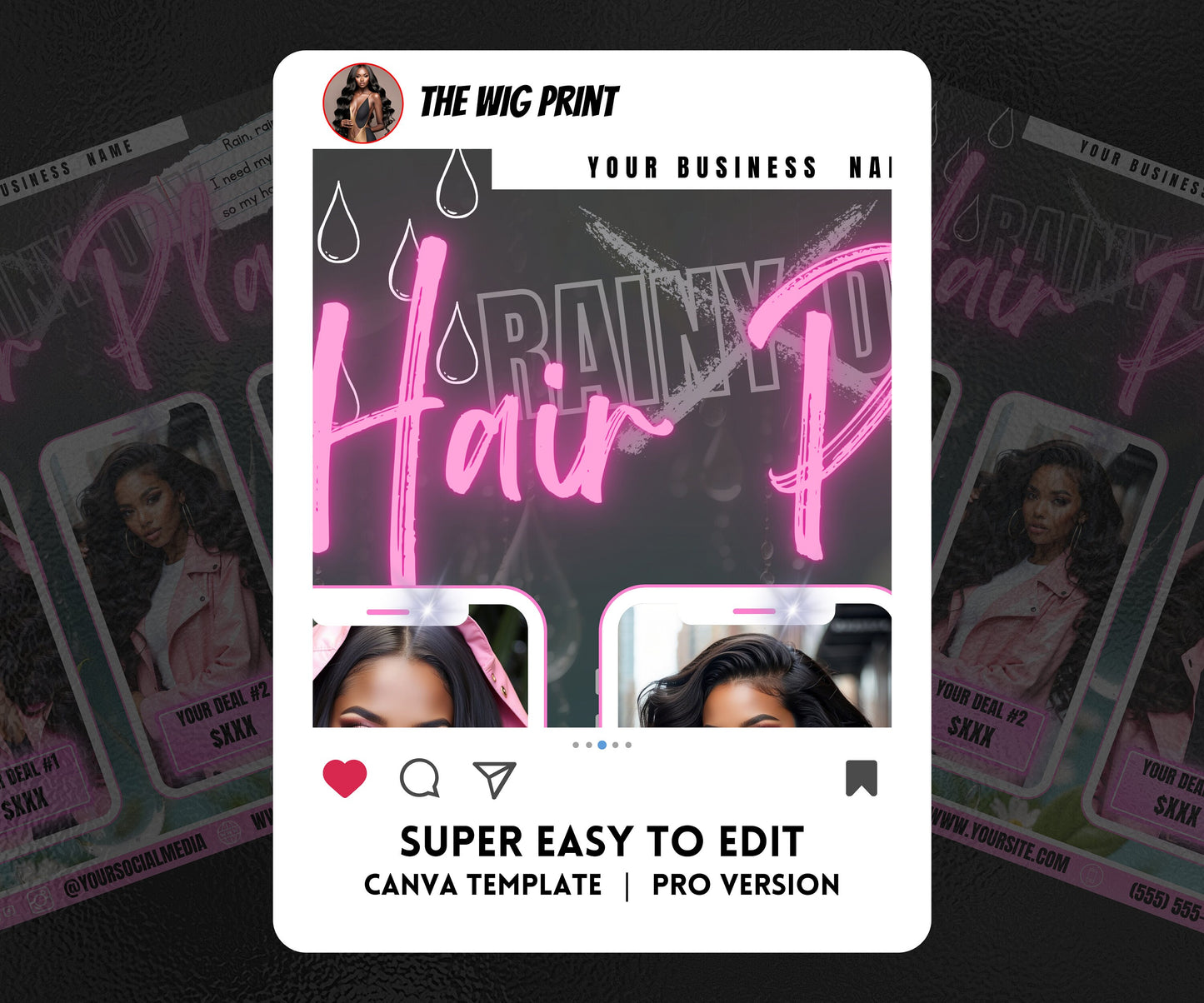 Spring Bookings | 1 Flyer | DIY | CANVA |Hair + Beauty | Social Media Flyer