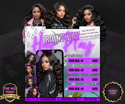 Spring Bookings | 1 Flyer | DIY | CANVA | Hair + Beauty | Social Media Flyer