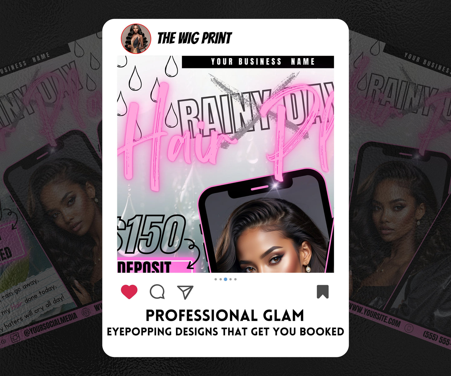 Spring Bookings | 1 Flyer | DIY | CANVA |Hair + Beauty | Social Media Flyer