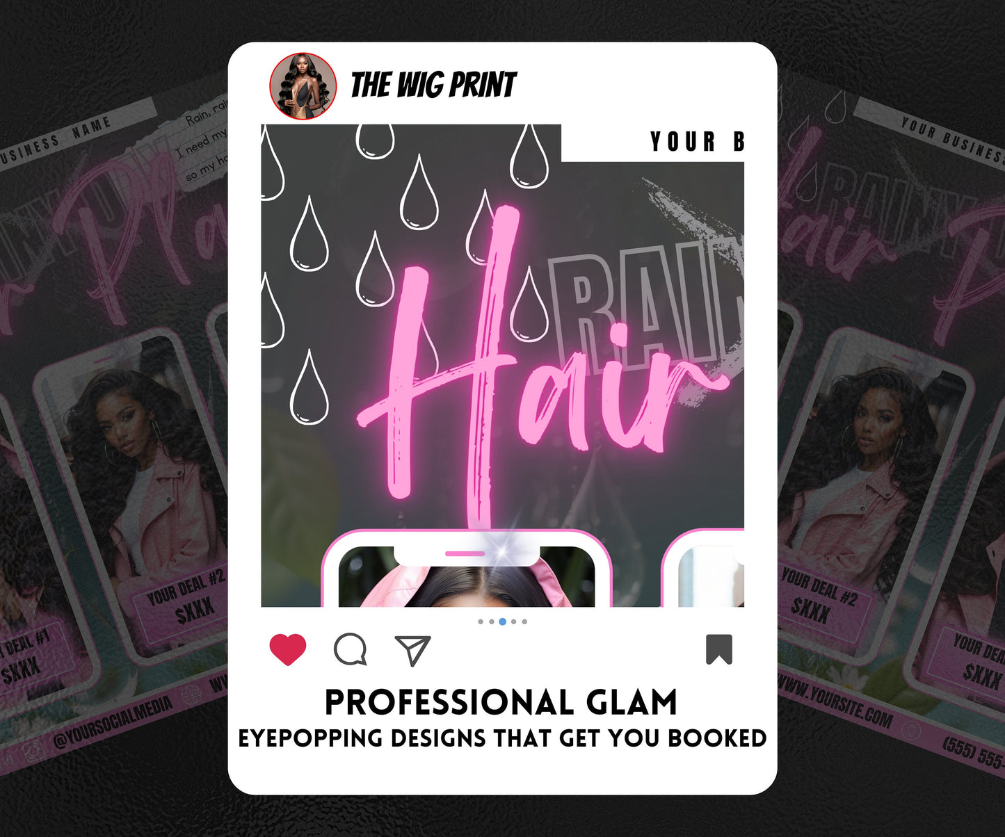 Spring Bookings | 1 Flyer | DIY | CANVA |Hair + Beauty | Social Media Flyer