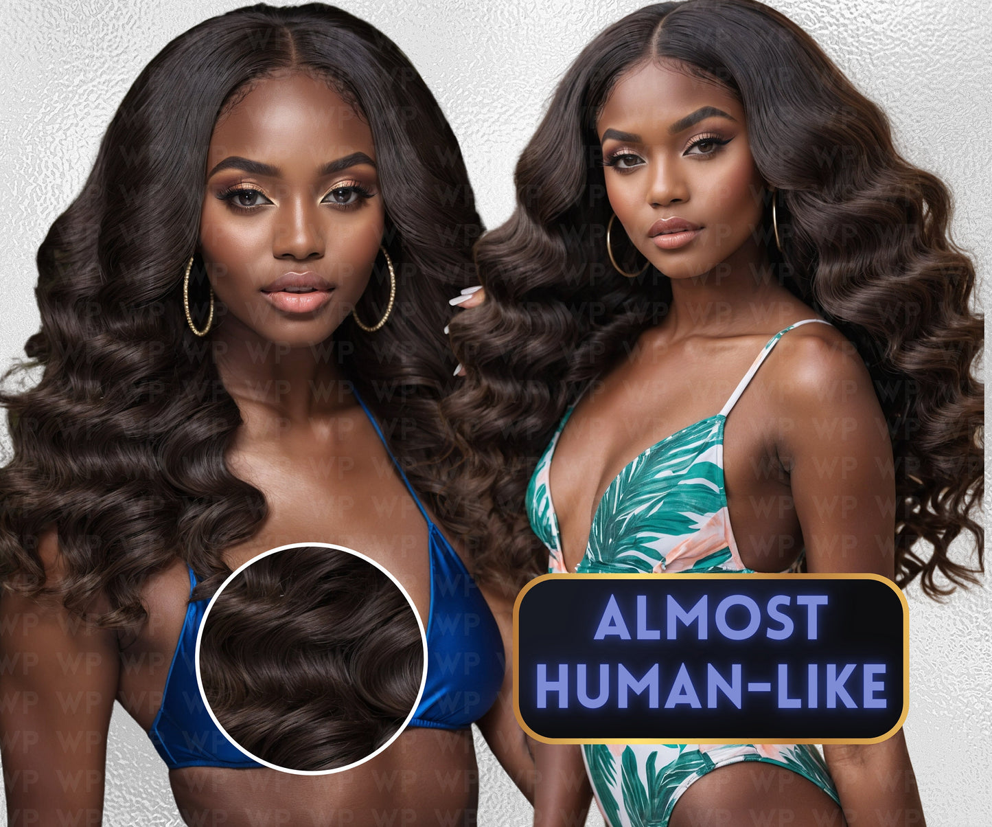 Ai Baddies Luxury Hair | 40 Models | Summer Swimsuit Models | UHD Hair Photography | Model Stock Photos(Ai Generated)