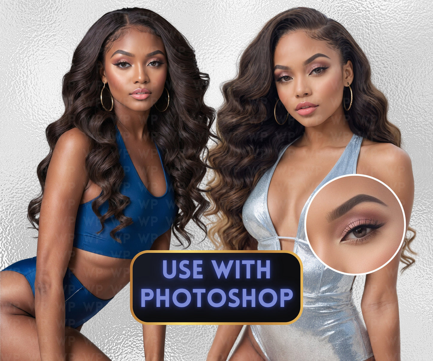 Ai Baddies Luxury Hair | 40 Models | Summer Swimsuit Models | UHD Hair Photography | Model Stock Photos(Ai Generated)