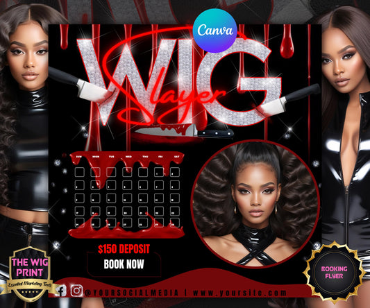 Wig Slayer Flyer Template