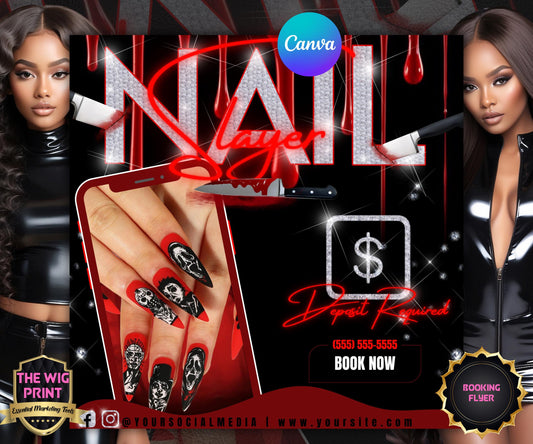 Nail Slayer Flyer | Nail Tech Flyer