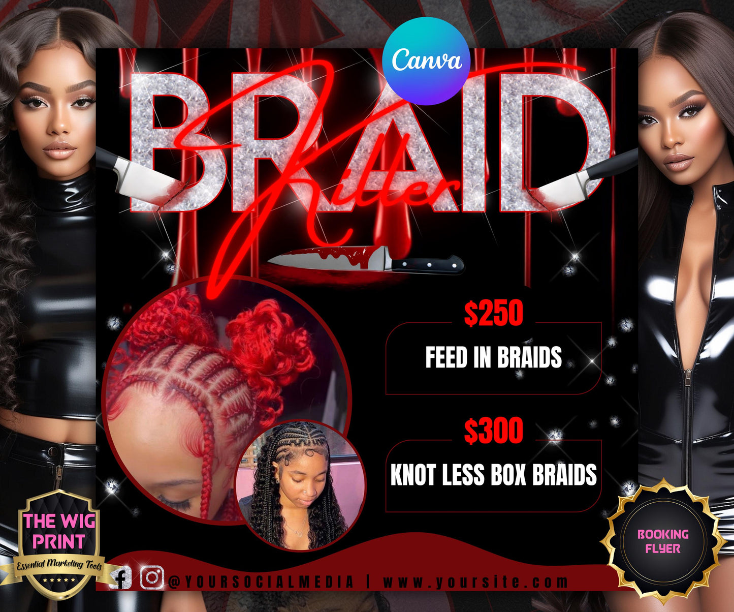 Braid Killer Booking Flyer