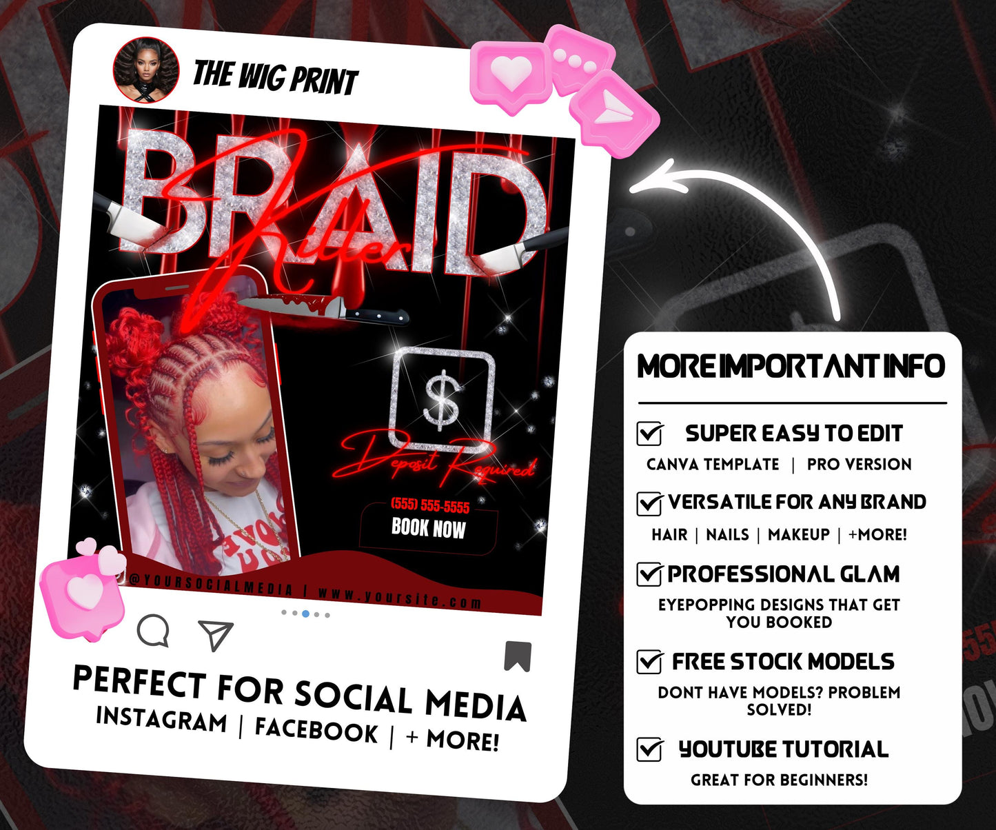 Braid Killer Booking Flyer