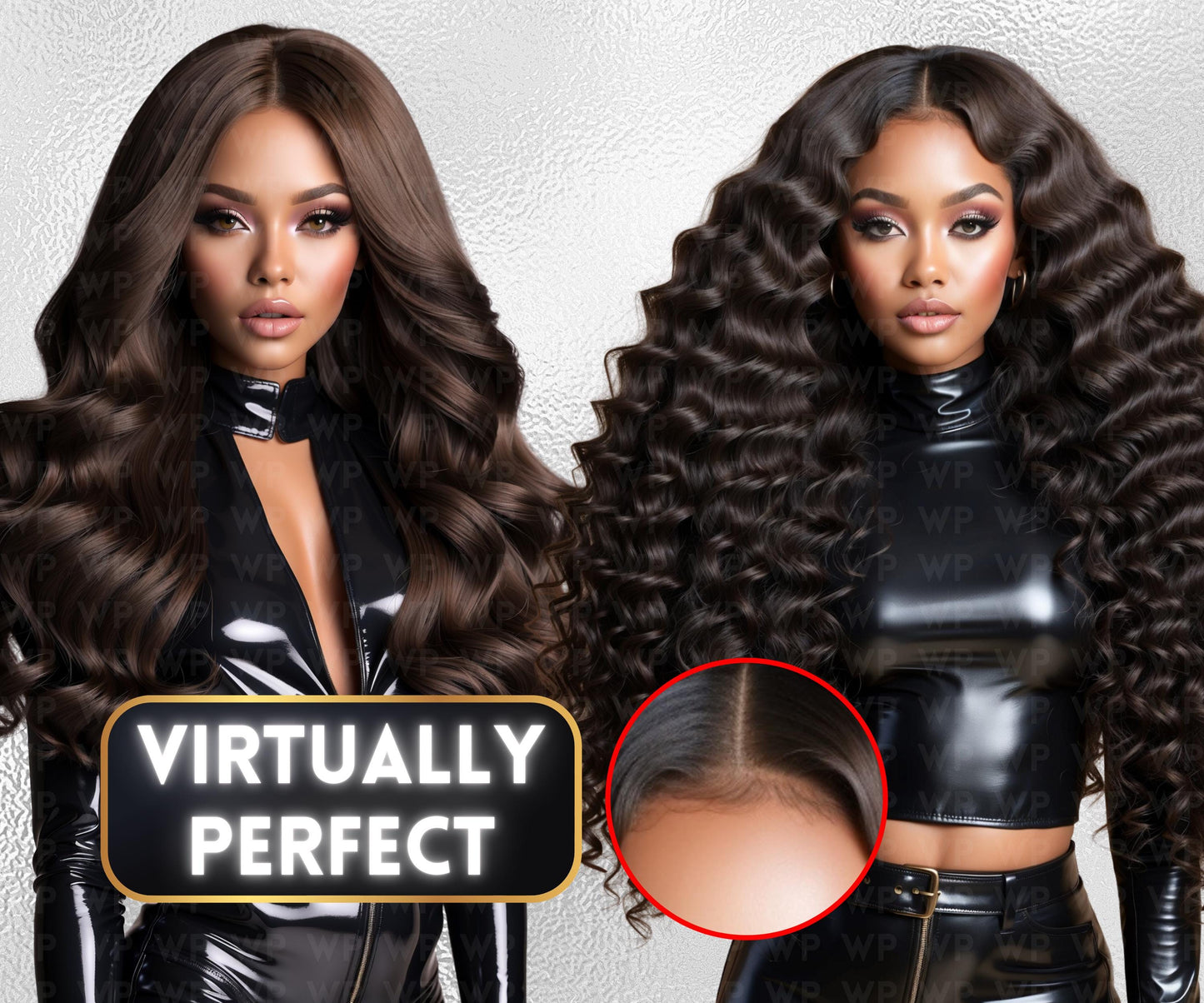 Ai Hair Baddies | All Black Clothes | Over 250 Models | Ultra Realistic Ai Stock Photos (Ai Generated)