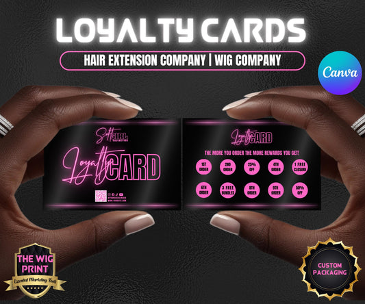 Soft Girl Collection | Loyalty Cards | Beauty Loyalty Cards | Canva Template Design | Hair Business Rewards Card |  Lash VIP Loyalty Cards