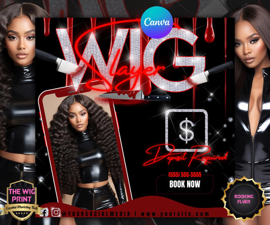 Wig Slayer Flyer Template