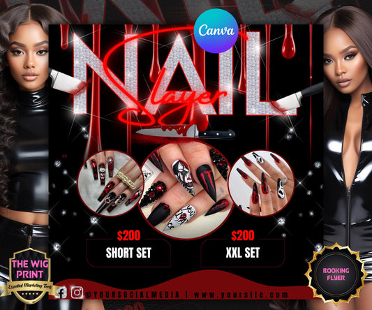 Nail Slayer Flyer Templates