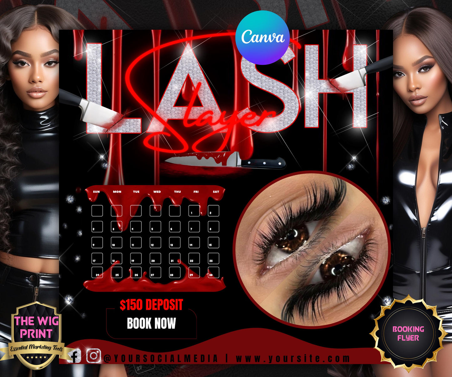 Lash Slayer Flyer | Lash Tech Flyer