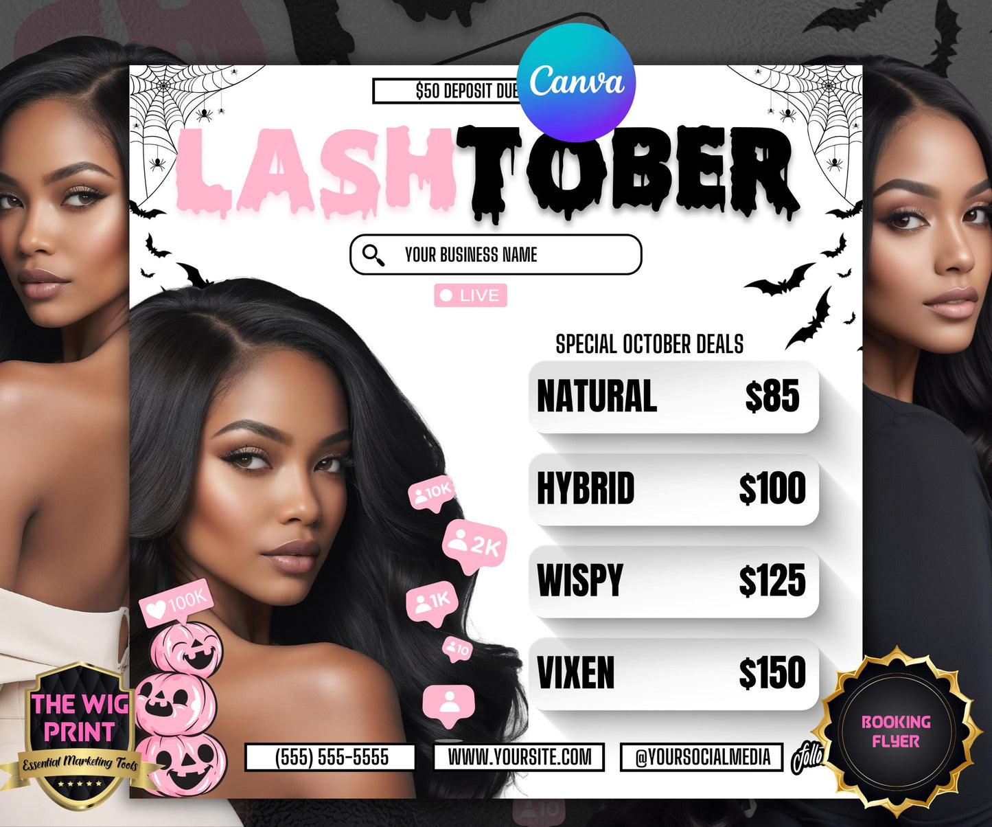 LashTober | Lash Tech Flyer