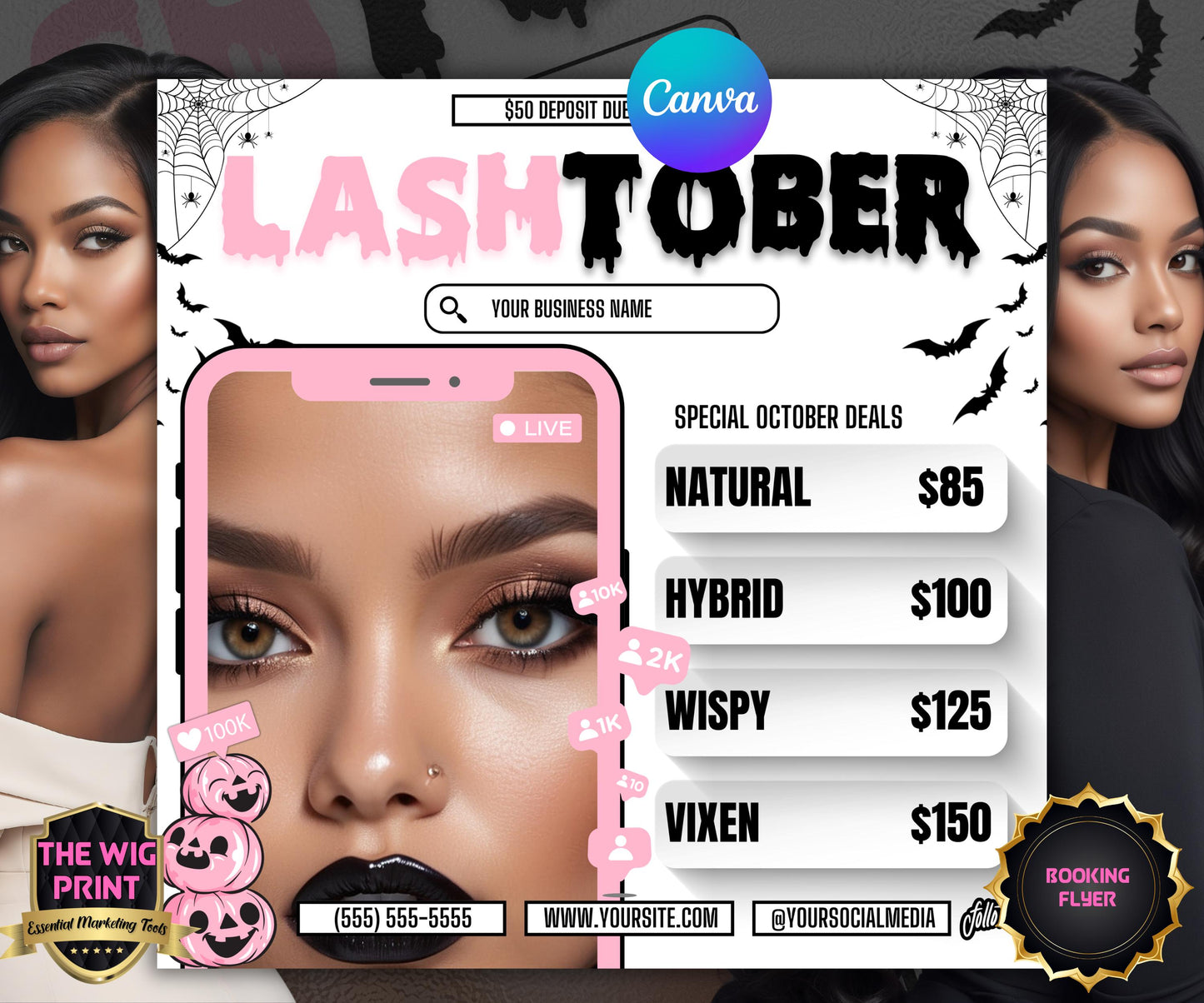 LashTober | Lash Tech Flyer