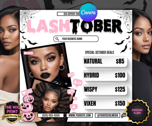 LashTober | Lash Tech Flyer