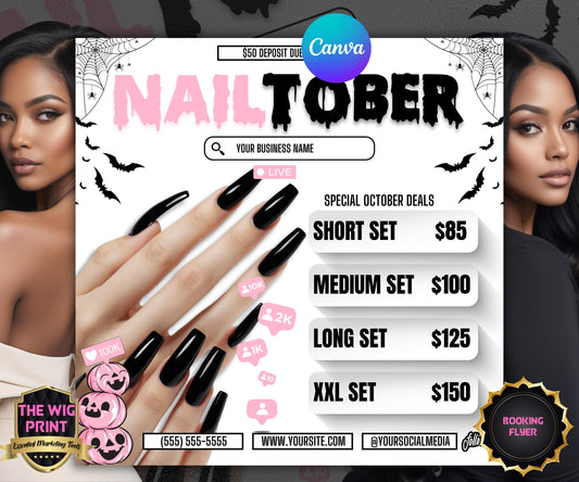 NailTober | Nail Tech Flyer