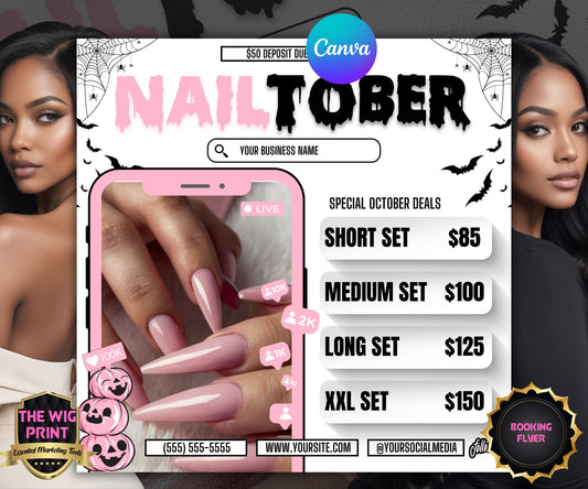 NailTober | Nail Tech Flyer