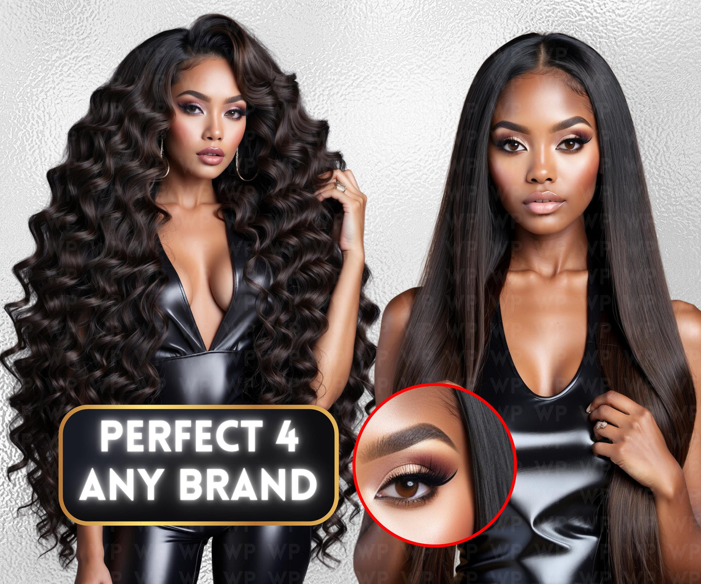 Ai Hair Baddies | All Black Clothes | Over 250 Models | Ultra Realistic Ai Stock Photos (Ai Generated)