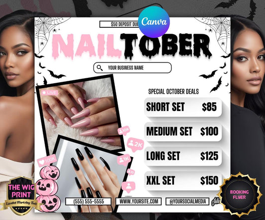 NailTober | Nail Tech Flyer