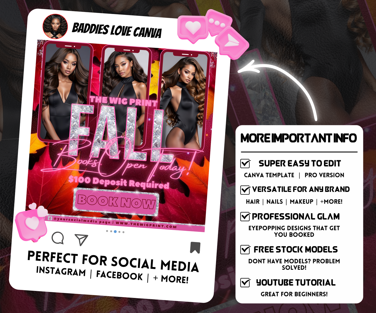 Fall Booking Flyer Template