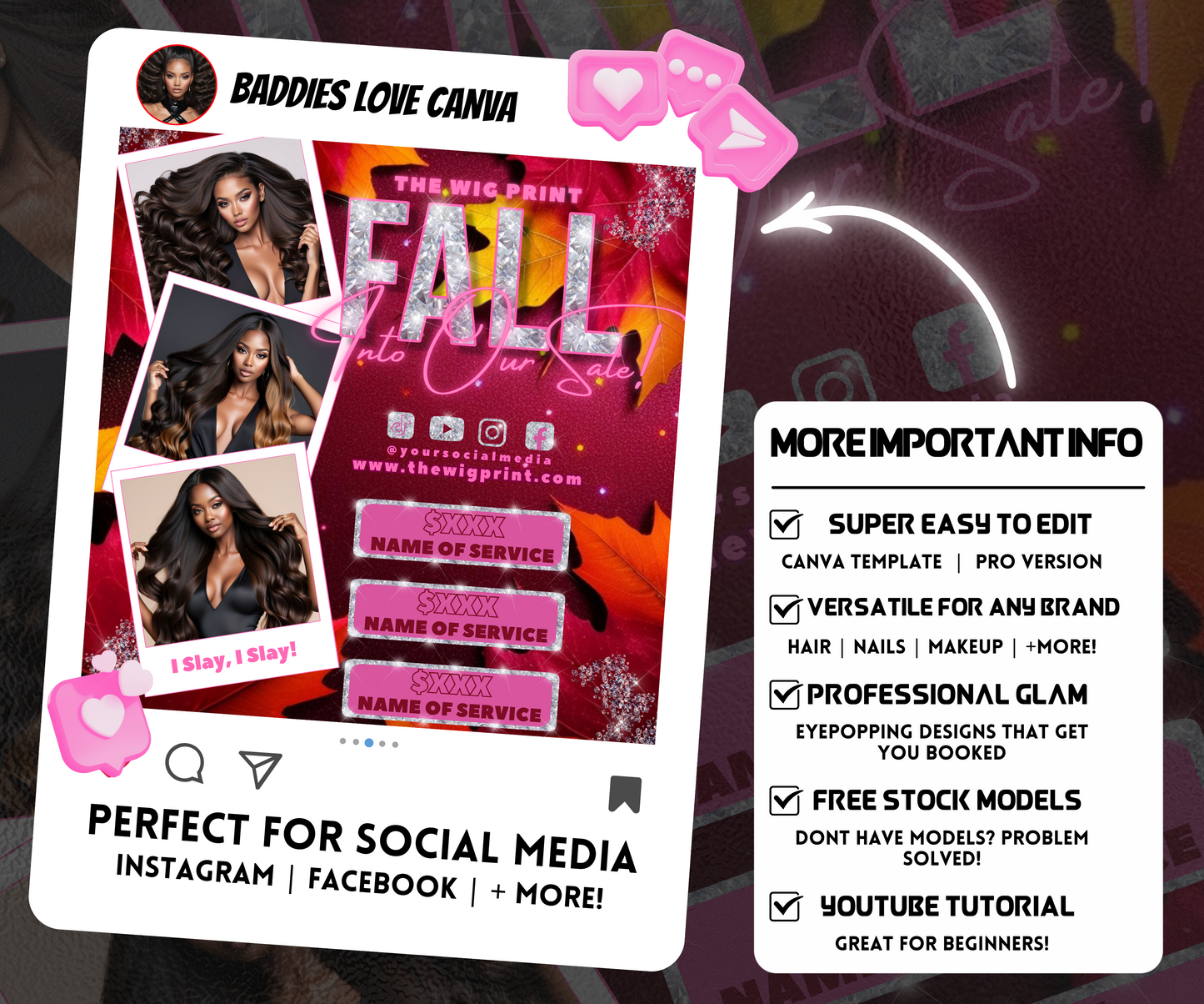 Fall Booking Flyer Template