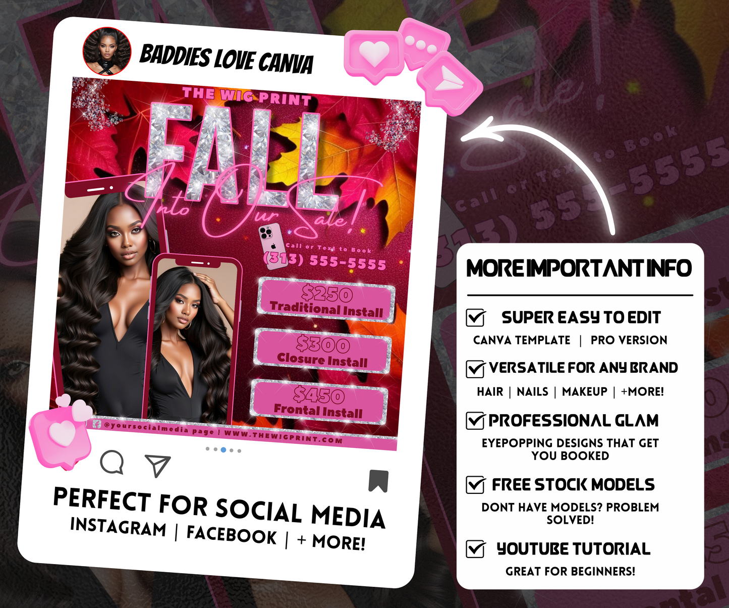 Fall Booking Flyer Template