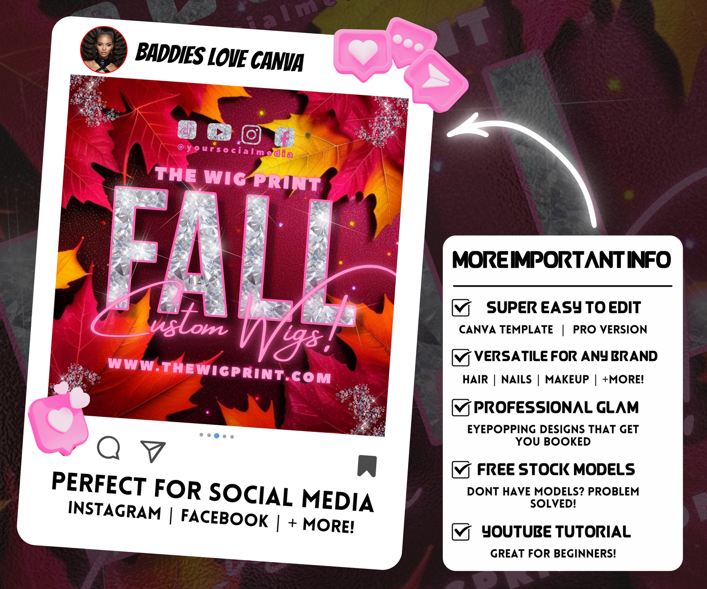 Fall Booking Flyer Template