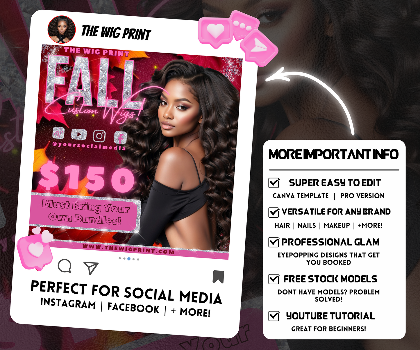 Fall Booking Flyer Template